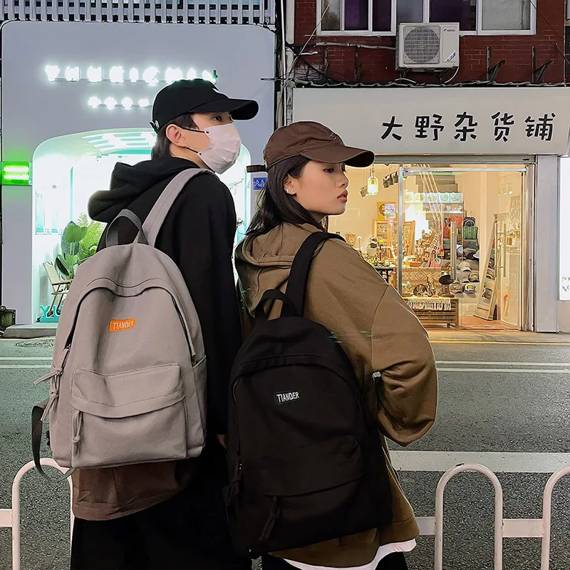 

Large Capacity Nylon Backpack Women Fashion Schoolbag for Teenagers Girls Ins Popular Waterproof Multi-Pocket Laptop Mochilas
