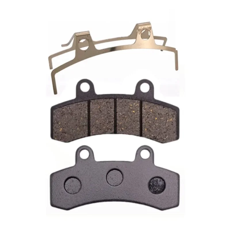 Тормозные колодки, металлический сепаратор, зажим, разделенная шрапнель для китайского мотоцикла, скутера, трехпоршневые LD607, задние тормозные колодки