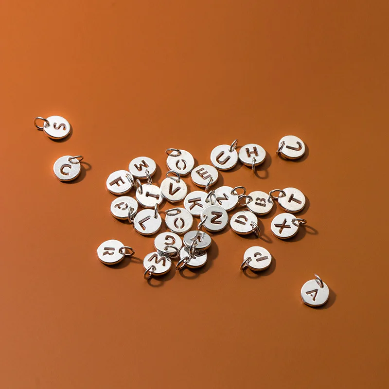 Очаровательный круглый бренд из стерлингового серебра 925 пробы 26 подвесок с