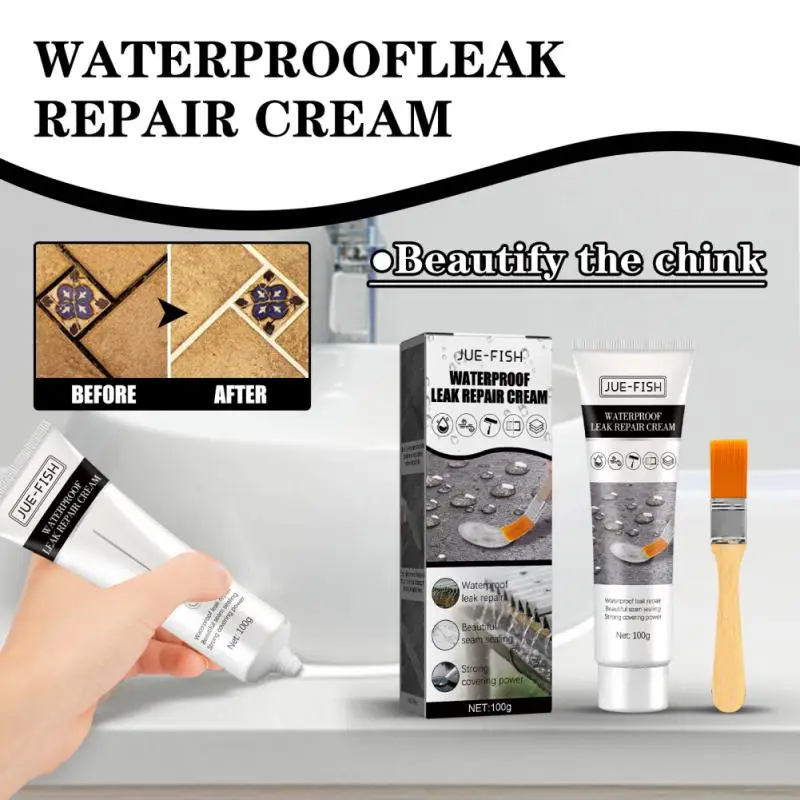 

Quick-drying Sealant 100g Spray Waterproof Super Strong Bonding Glue Wholesale Liquid Waterproofing Anti-leaking Glue Spray Hot