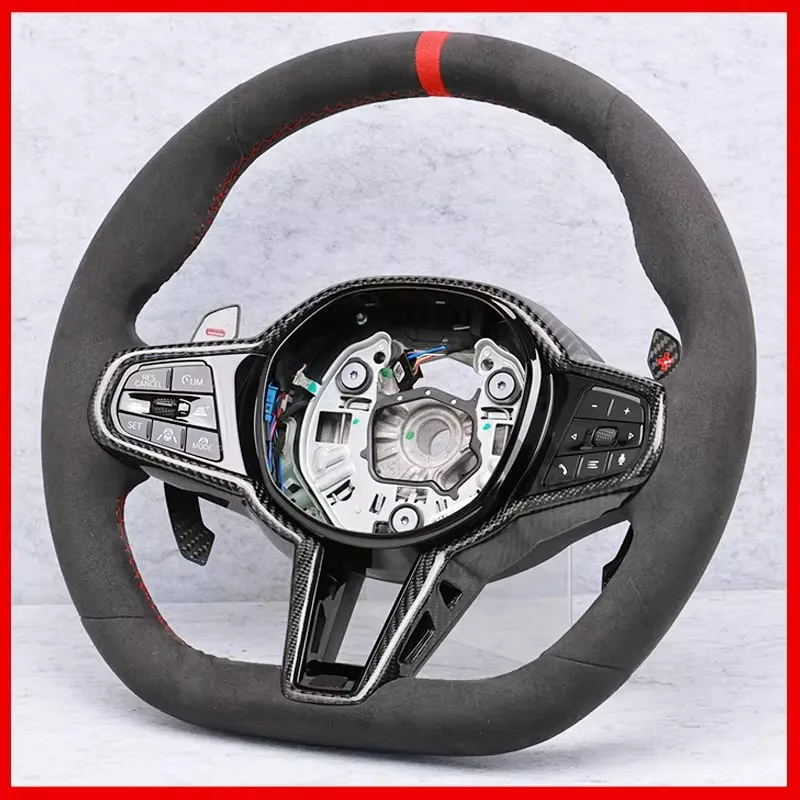 Старое обновление нового руля из углеродного волокна 2025 M4 для BMW G30 G31 G26 G03 G04 G07 G8 G87