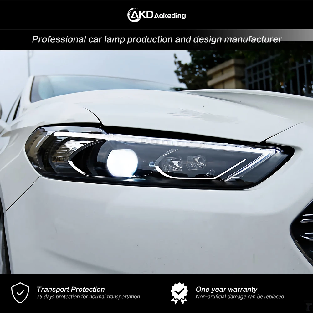 

Head Light for Ford Fusion Headlight 2013-2016 Mondeo LED Headlight New DRL Bi Xenon Projector Lens auto accessorie