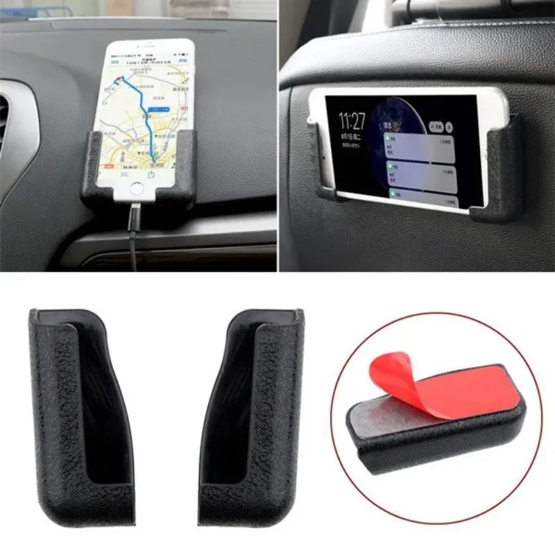 

Adhesive Mobile Phone Holder for Car Driving Center Console Dashboard Mount Storage Bracket Adjustable Auto Navigation Rack
