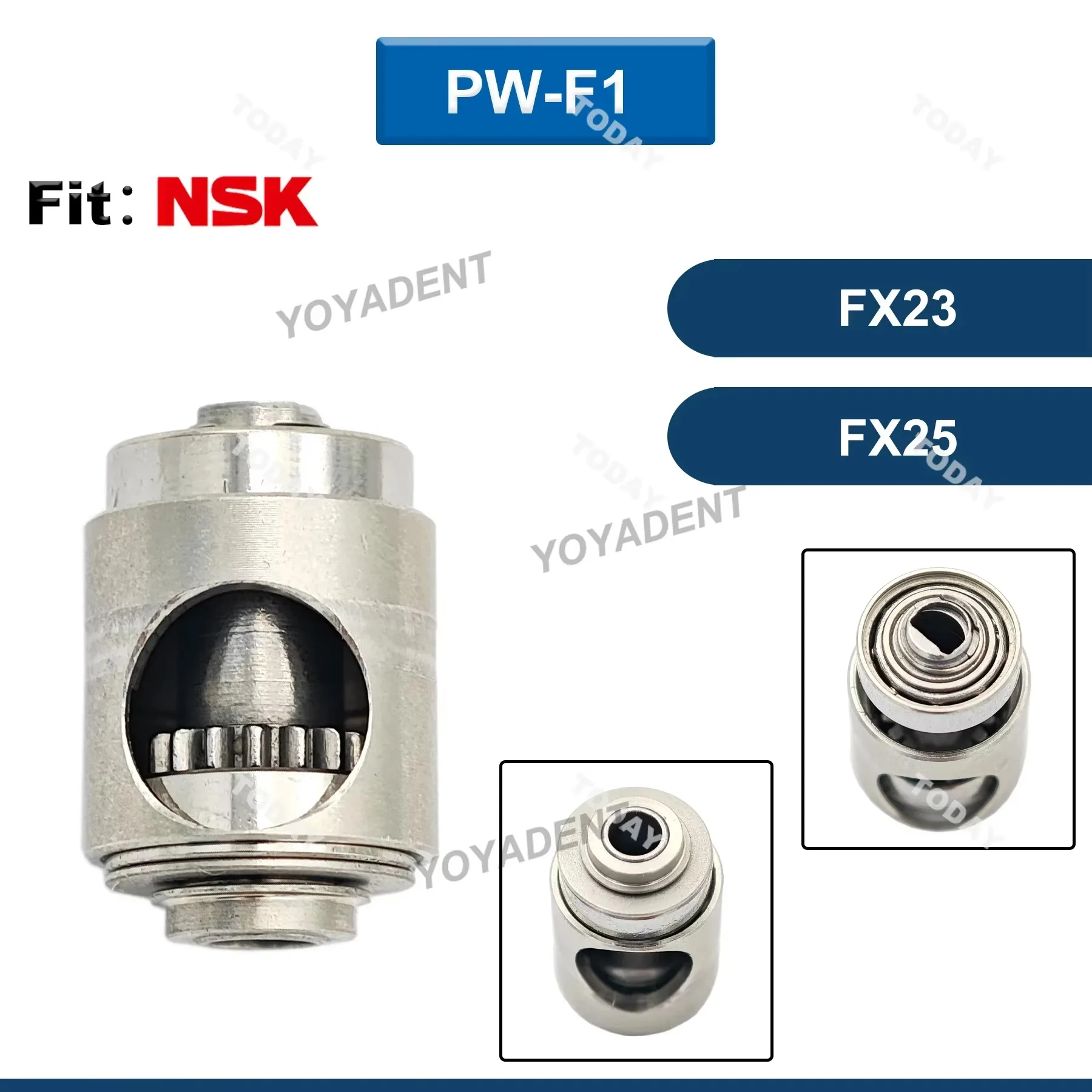 Фото Для NSK FX23/F25 1:5 S-Max M95L/M95 Ti-Max X95L/X95 ротор наконечника внутренний канал/внешний водный путь аксессуар для наконечника №2