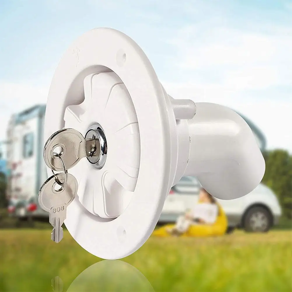 

Rv Accessories Water Fill Cap With Gravity Lock Filter Gravity Water Inlet Lockable Cap With Lock For Boat Trailer P7u2