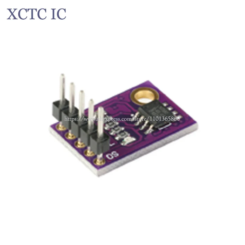 Высокоскоростной модуль датчика температуры интерфейса I2C LM75 высокоточная