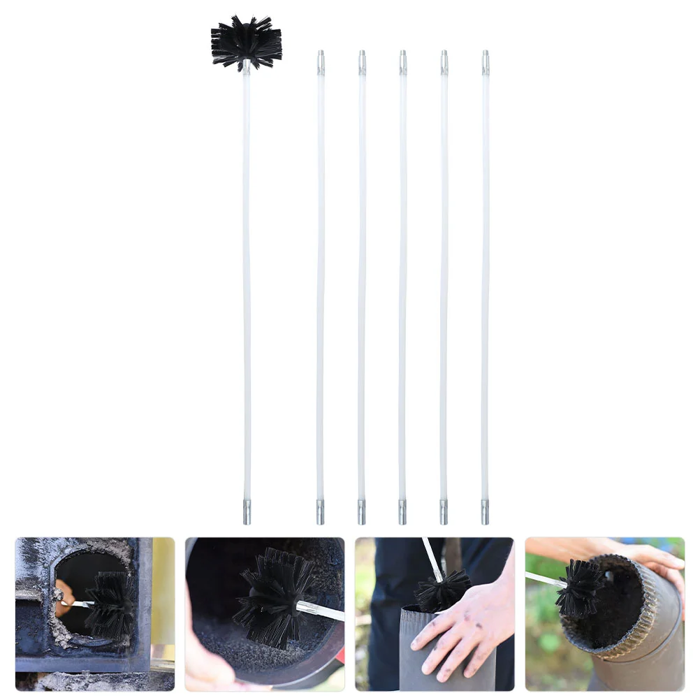 

Chimney Brushes Cleaning Brush Dryer Vent Kitchen Sweep Round Fireplace Washing Duct Tools Supplies Rods Flexible Cleaner Clean