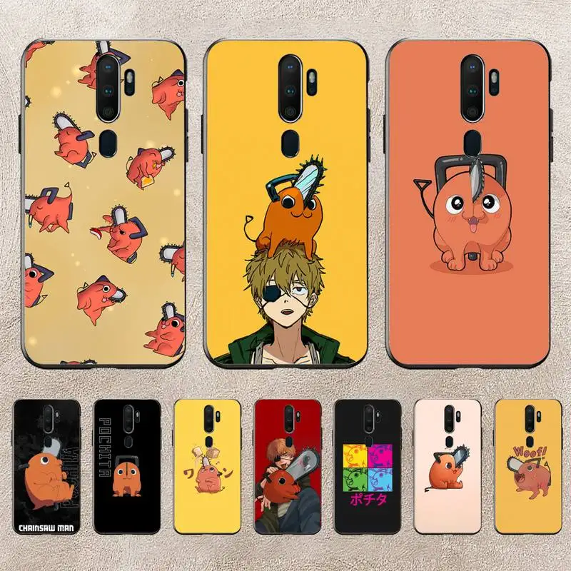 

New Anime Chainsaw Man Pochita Phone Case For Redmi 9A 8A 6A Note 9 8 10 11S 8T Pro K20 K30 K40 Pro PocoF3 Note11 5G Case