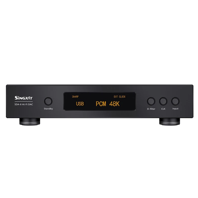 Цифровой аналоговый интерфейс декодер Singxer SDA-6 DAC DSD512 AK4499 XMOS XU208 I2S USB NOS PLL Native Direct
