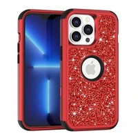 for iphone 13 pro max case shockproof glitter phone case for iphone 11 12 pro max xr xs x 8 7 plus 6 case woman protective cover