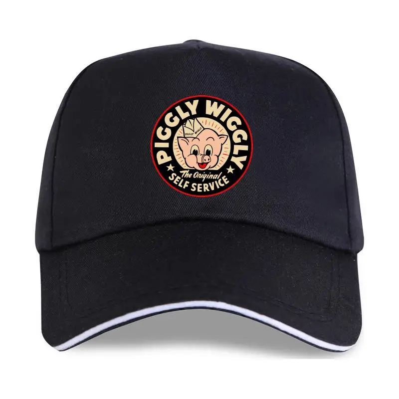 

Новинка, кепка, бейсболка Piggly Wiggly Self Service, винтажная ностальгическая стильная графическая бейсболка со знаком