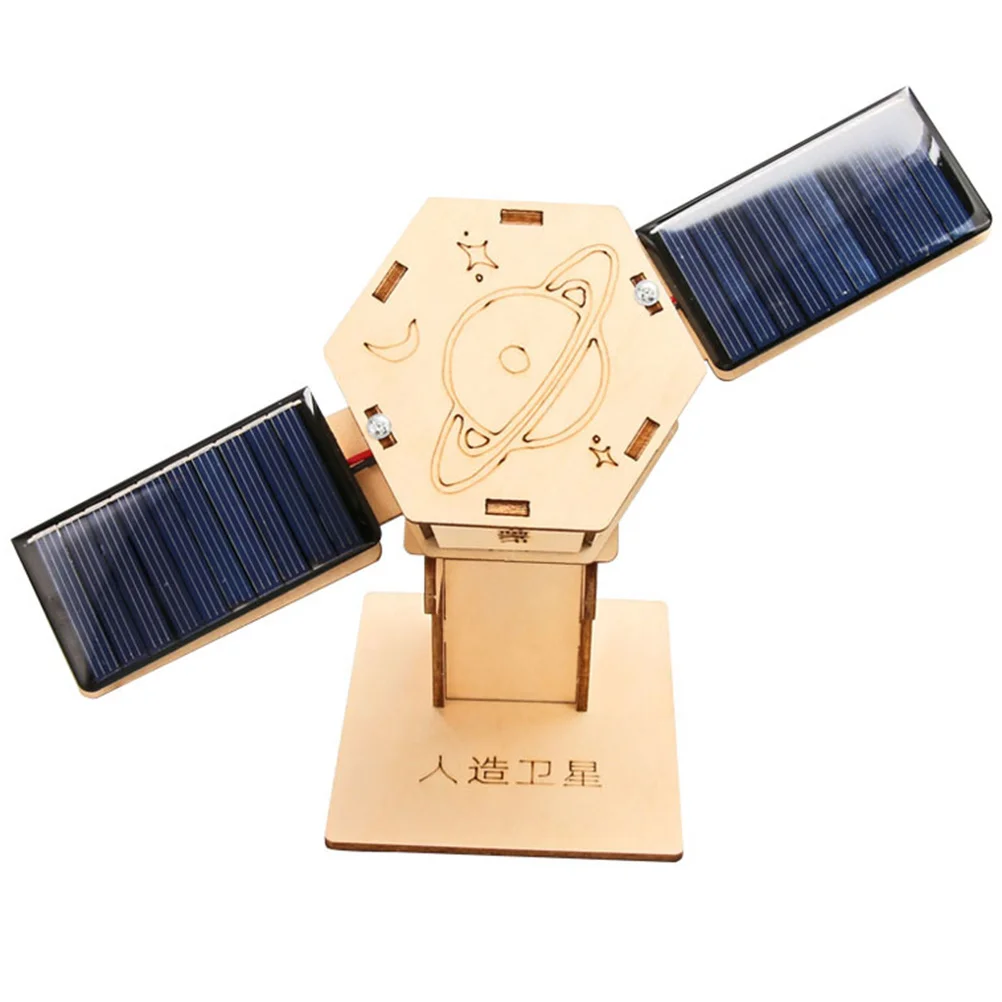 

Solar Satellite Science Educational Toys Kids Experiment Projects Assemble Power Artificial DIY Kit Stem Kits Mechanics Tool