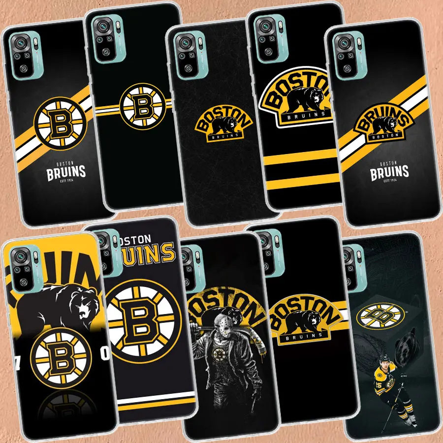

Boston Hockey Team Bruins Phone Case For Xiaomi Redmi 10 9 Prime 8 7 6 10A 10C 10X 9A 9C 9T 8A 7A 6A S2 K20 K30 K40 Pro Capa Coq