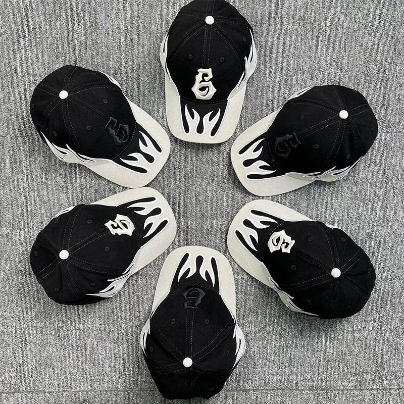 

With KANYE The Same Paragraph Legend6 Hip-Hop Fog Street Flame Baseball Cap Peaked Hat DONDA Fashion Accessories MZ116