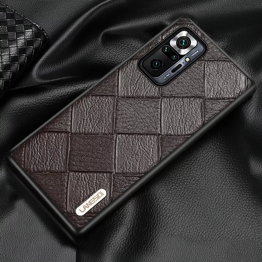 

Genuine Leather Case for Xiaomi Redmi Note 10 11 9 8 pro 10s 11S 9T Cover For Mi 12X 12 10T 11T 11 Lite Poco X3 X4 Pro F3 F4 GT