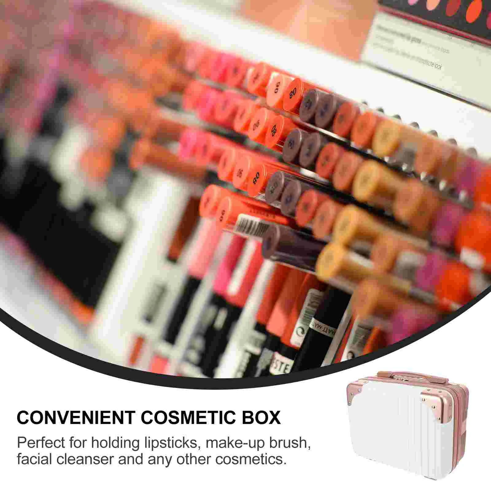 Makeup Case Boxsuitcase Luggage Handheld Organizer Storagetravel Shell Train Hard Toiletries Calpakbeauty Cases Portable Hand