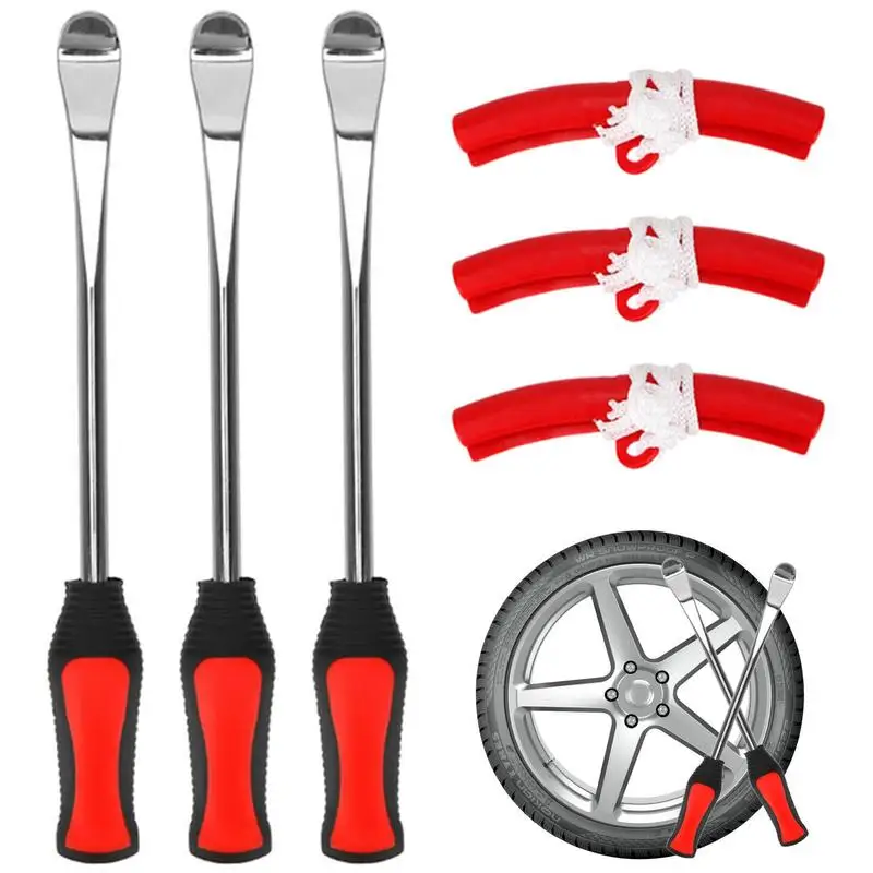 Tire Removal Spoons Tire Changing Tool Tire Tool Set Professional Tire Changing For Dirt Bike Motorcycle Wheelchair Lawn Mower