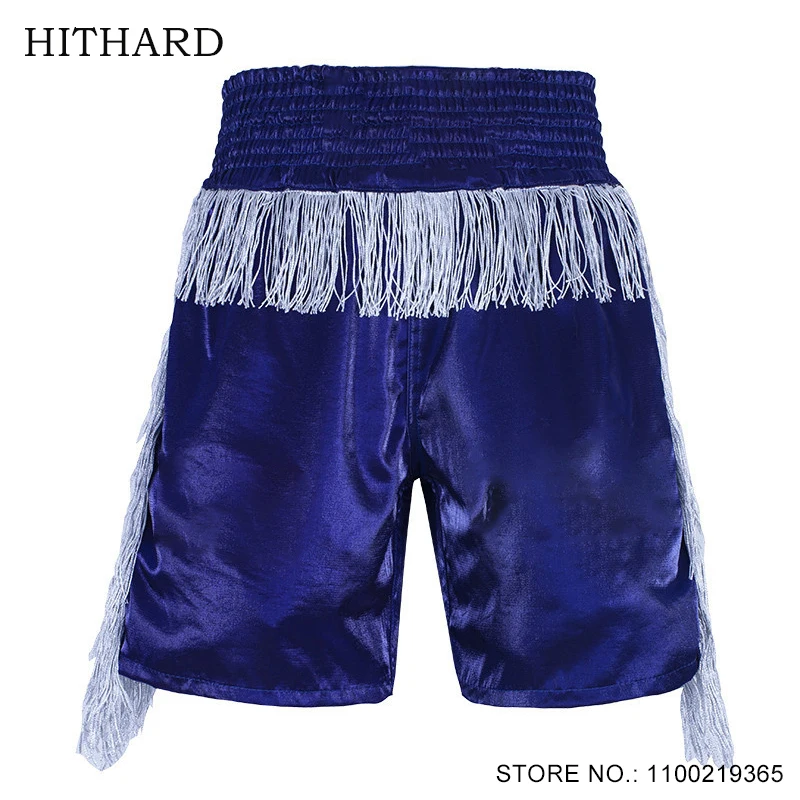 Боксерские шорты с кисточками штаны для тайского бокса мужские и женские