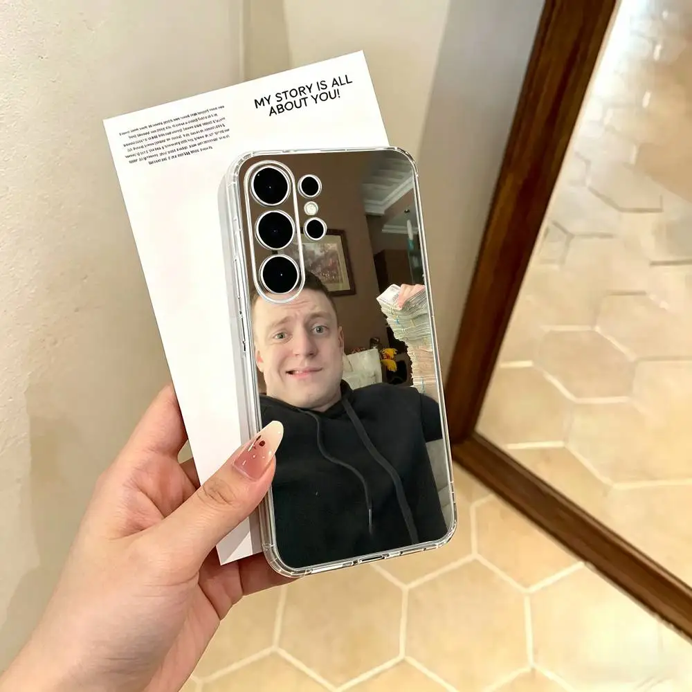 Прозрачный чехол Trash Streamer Mellstroy для телефонов Samsung S25, S24, S21, S22, S20, S10, S9 Ultra, Plus, FE, Lite (art.: 3920daffcd0b2) - 3920daffcd0b2