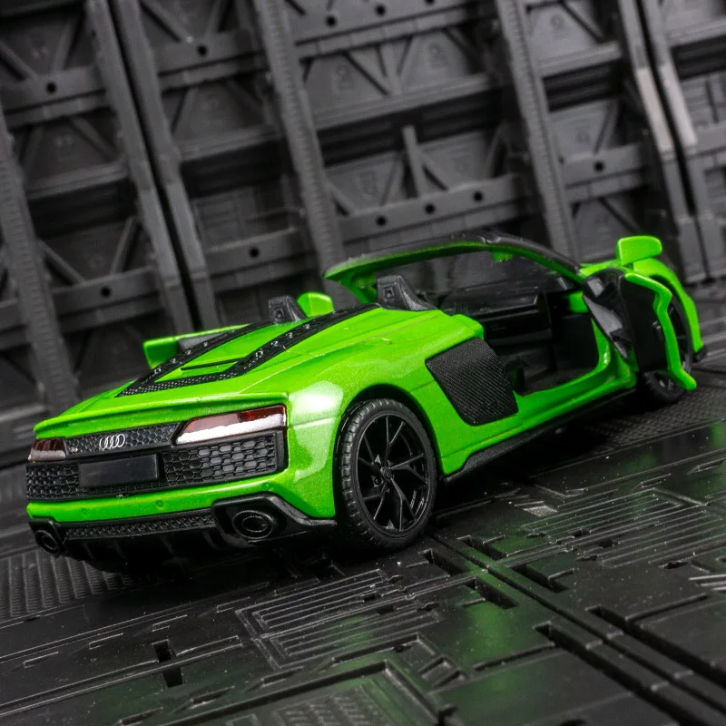 1/32 R8 Spyder Super Sport литой под давлением сплав металла миниатюрная игрушечная модель