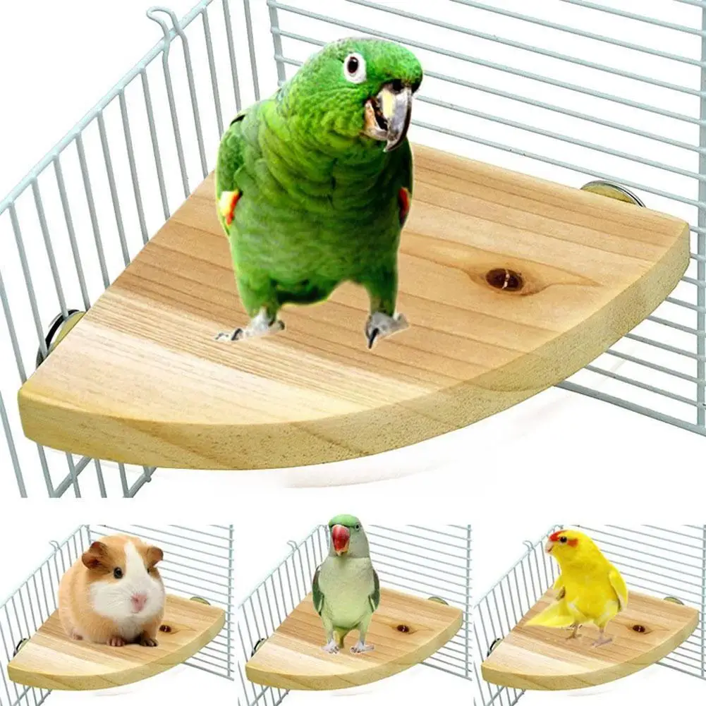 

Деревянная подставка для домашних животных, птиц, попугаев, подставка для игрушек, хомяк, ветки для детской, 3 размера, товары для домашних жи...