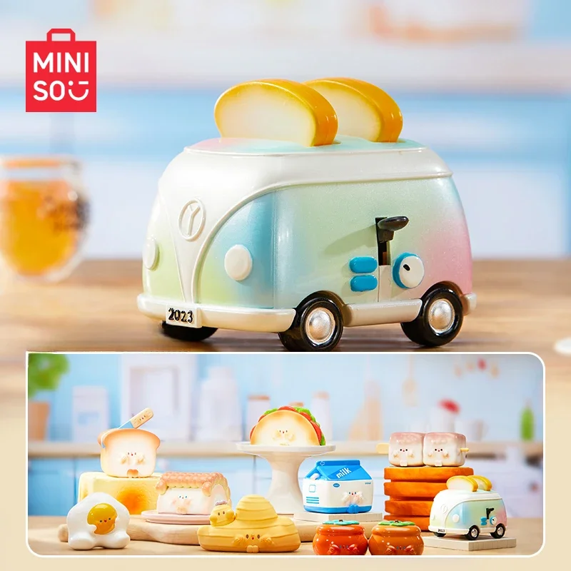 Фото MINISO придерживающаяся лица сюрприз кухня тема искусственная Милая модель еды торжественные украшения детские игрушки подарки на день рождения №2