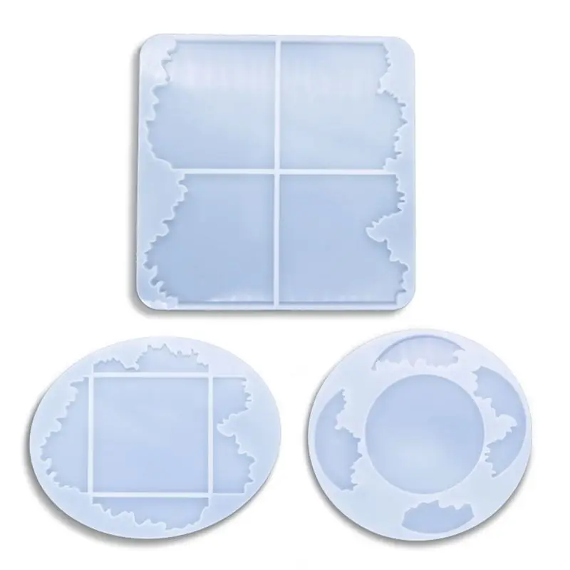 

Agate Coaster Resin Casting Mold Silicone Jewelry Making Epoxy Mould Crafts
