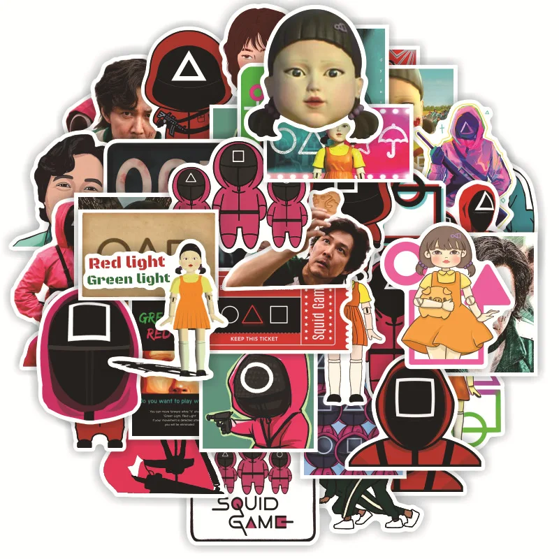 50 шт. наклейка на чемодан водяной стакан