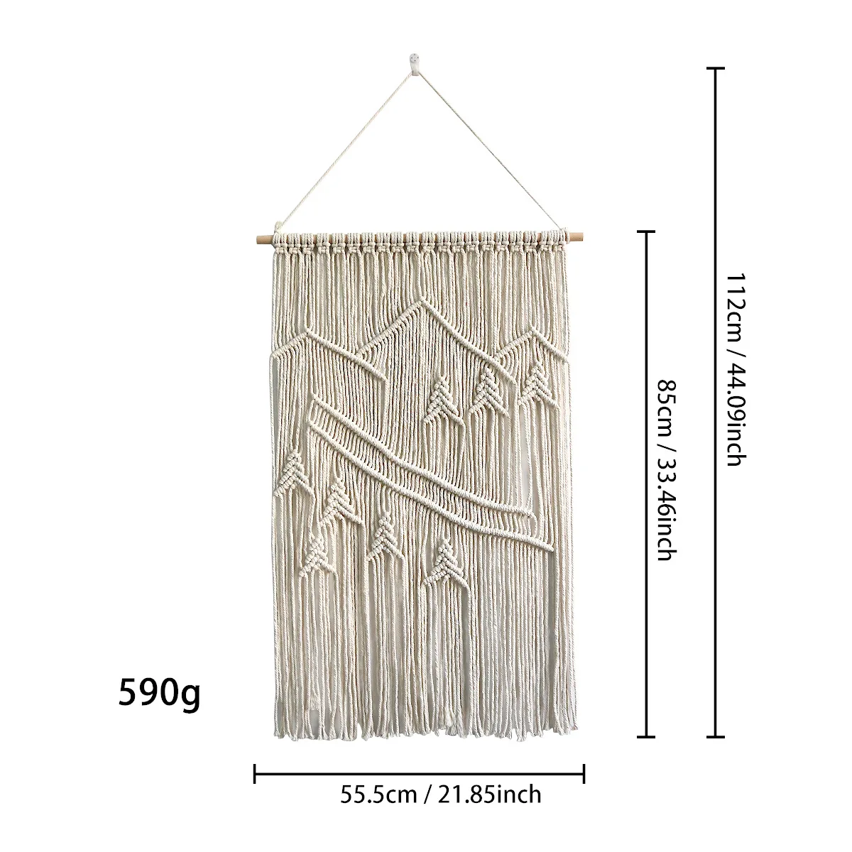 

Бохо гобелен из полиэстера и хлопка