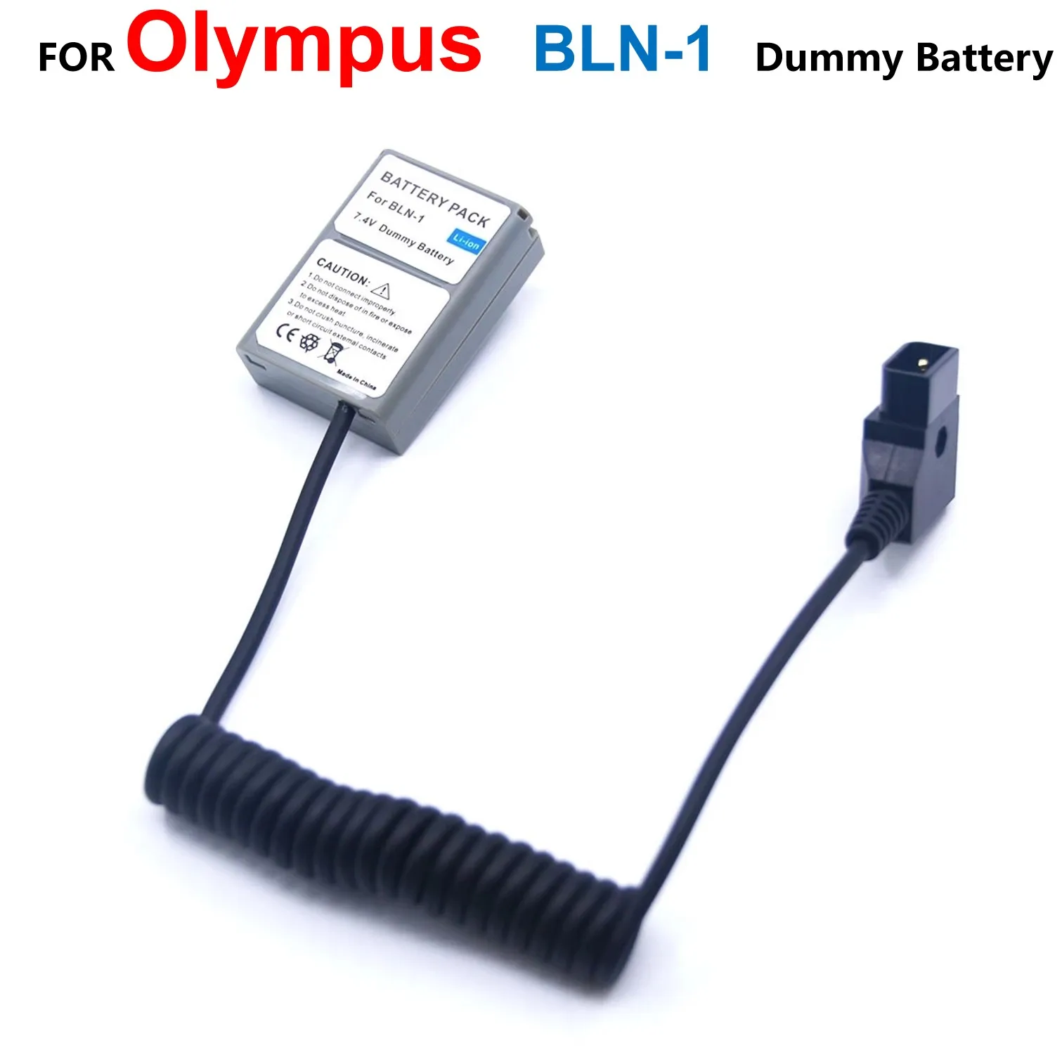 

PS-BLN1 DC Coupler BLN-1 BLN1 Dummy Battery D-tap Dtap Spring Cable For Olympus OM-D E-M5 II 2 E-M1 PEN F E-P5 Digital Camera