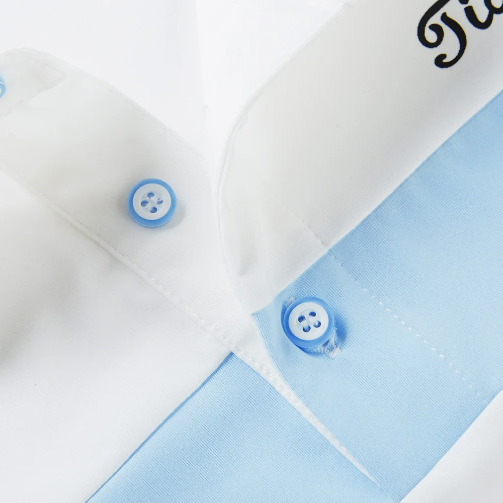 TTYGJ golf clothing men's short-sleeved summer high elastic breathable quick dry badminton clothing sports t-shirt