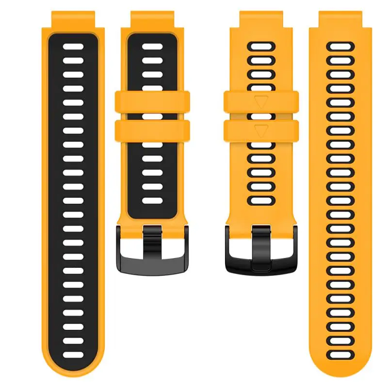 

Two-color Silicone Strap Fashionable 22mm Replacement Strap Soft Watchband For Garmin Forerunner