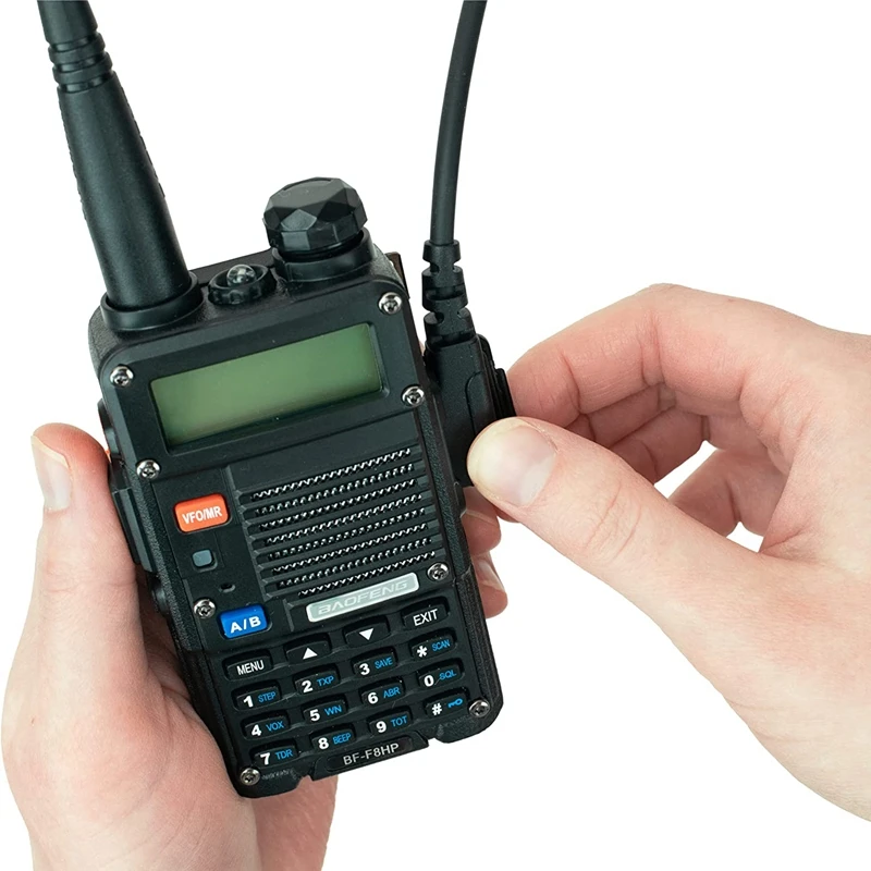 USB Programming Cable, Radios Walkie-talkie Accessories Earpiece Headset for BaoFeng UV-5R BF-F8HP UV-82HP BF-888S and Kenwood