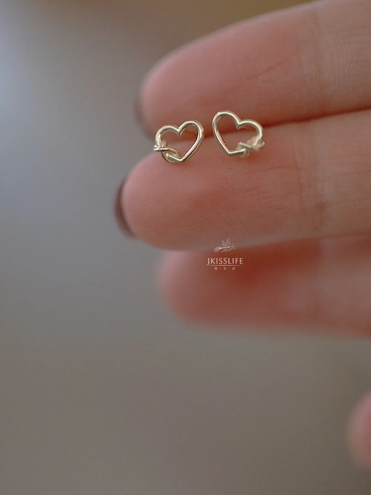 

S925 штамп серебро 14k позолоченное влюбленное сердце женский узел Маленькая Шпилька