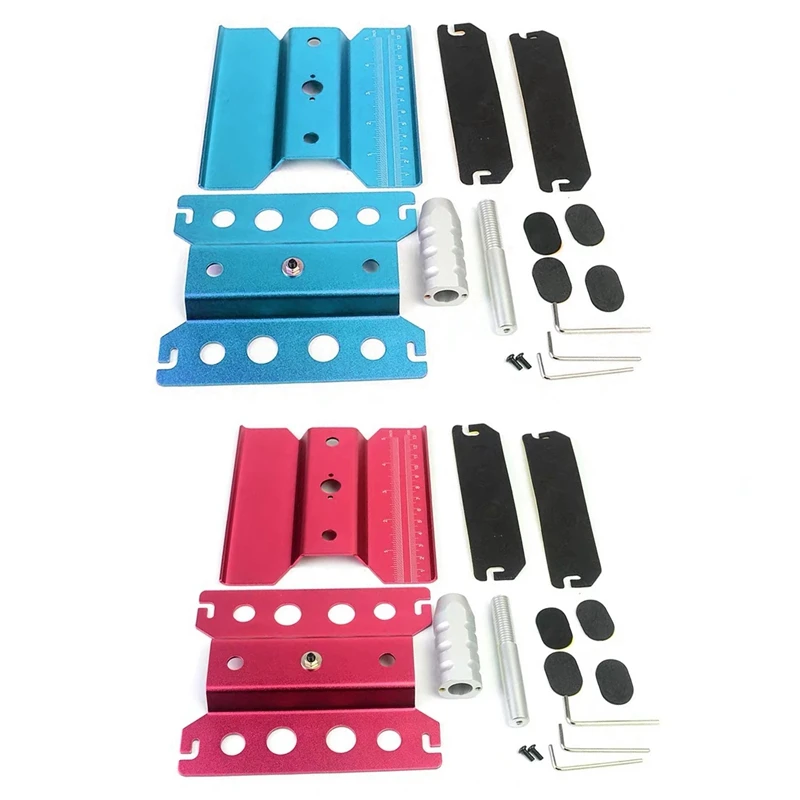 

Металлическая Алюминиевая Рабочая подставка для радиоуправляемого автомобиля, 2 комплекта, поворот на 360 градусов для модели масштаба 1/8, 1/10...