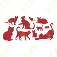 purfect pawtraits silhouette metal cutting dies diy scrapbook paper diary decoration card handmade embossing new product