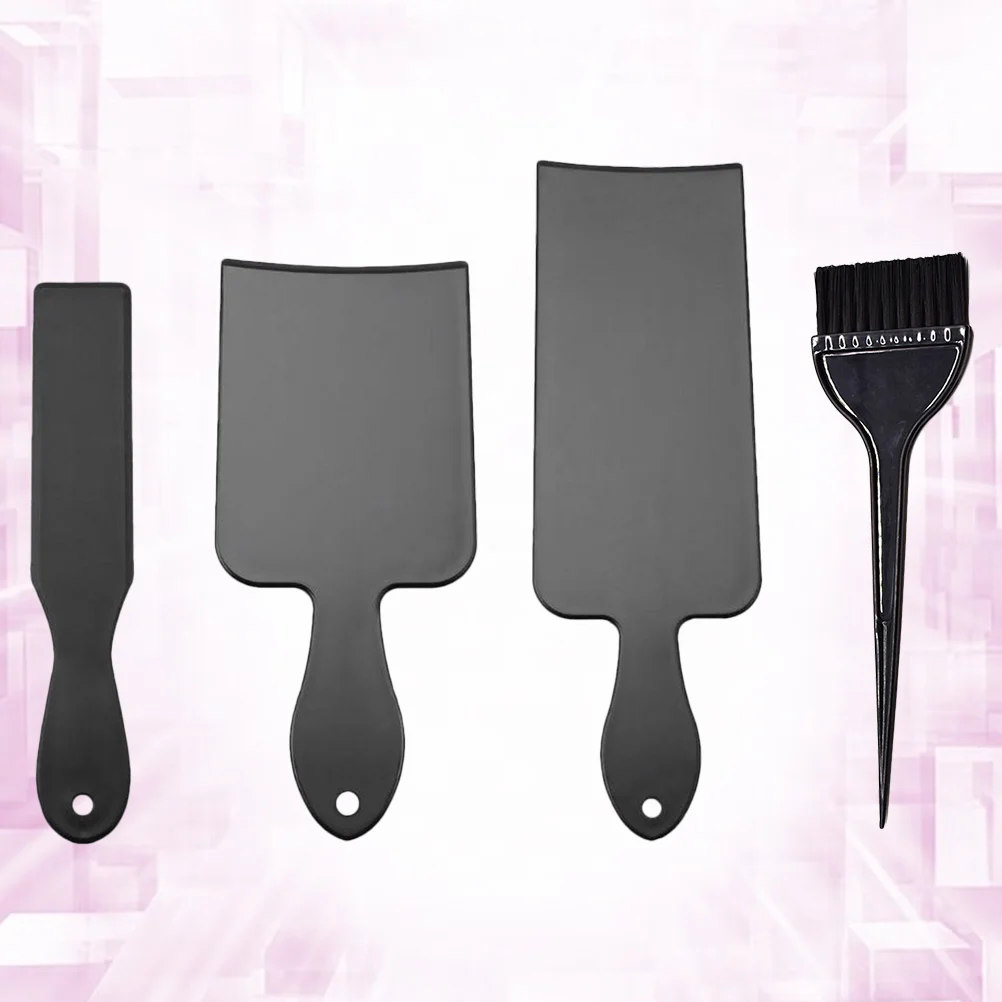 

Hair Board Brush Dye Color Comb Balayage Kit Tool Flatcoloring Dyeing Sectioning Tinting Tint Barber Teethpaddle Mixing