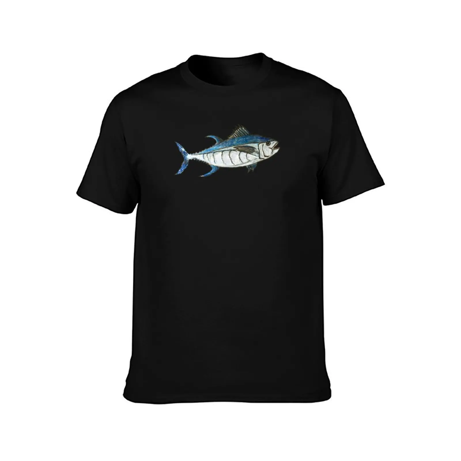 Фото Футболка с принтом Atlantic Bluefin Tuna, модная повседневная футболка с короткими рукавами №2