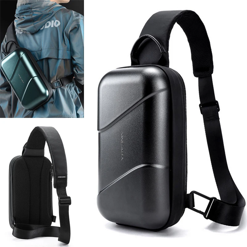 

Large Capacity Men Shoulder Bag Waterproof Business Multifunction Crossbody Pack Fashion Casual Chest Bags For Male Female Women