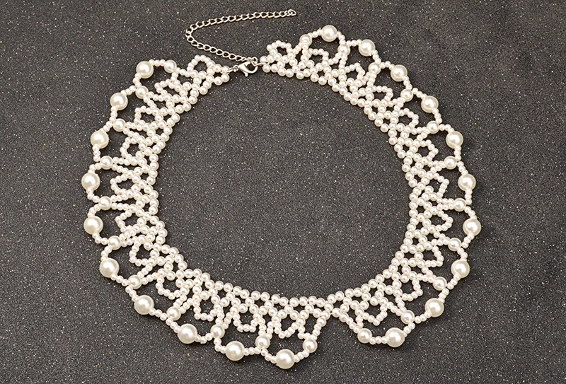 Модное ожерелье и кулон с искусственным жемчугом ювелирные изделия в