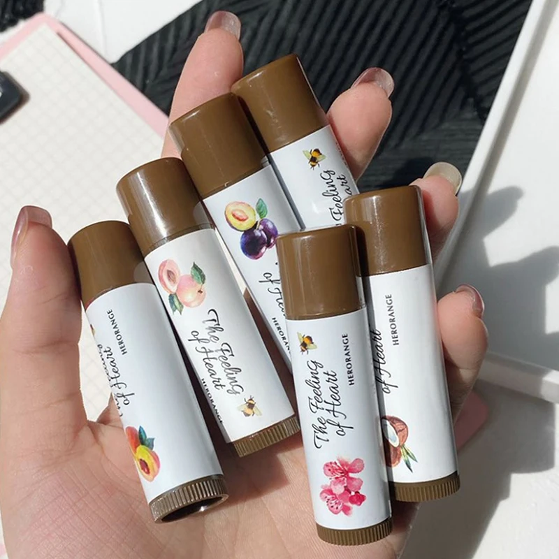 

Fruity Lip Balm Moisturizing Nourishing Gloss Natural Temperature Change Color Lipstick Makeup Cosmetics Lips Skin Care