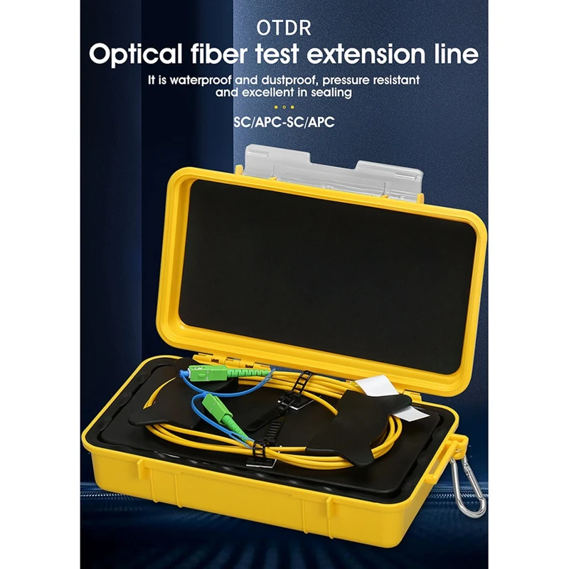 

SC/APC-SC/APC Fiber Tester OTDR Zone Eliminator,Fiber Rings Fiber Optic OTDR Launch Cable Box