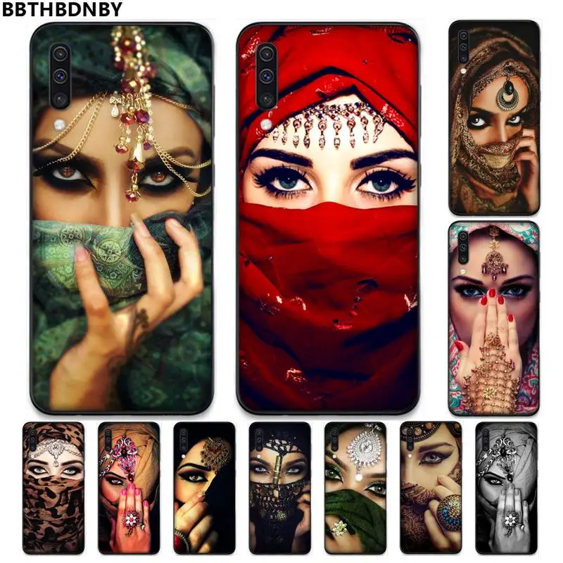 

Muslim Islamic Arabic Hijab Face Gril Phone Case For Samsung galaxy A S note 22 52 21 20 53 51 71 12 13 10 32 50 fe s ultra plus