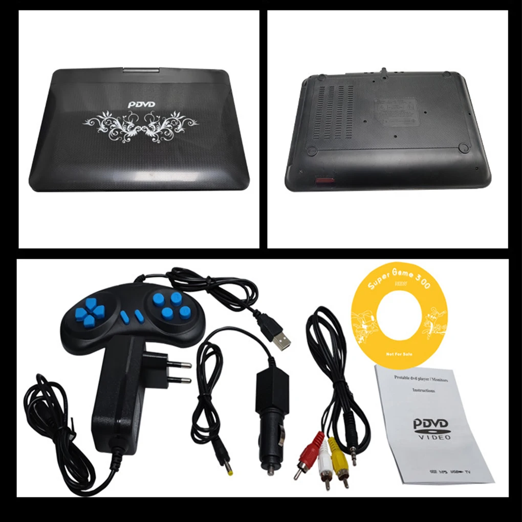 DVD-плеер 18 8 дюйма вращающийся на 270 ° Широкий ЖК-экран