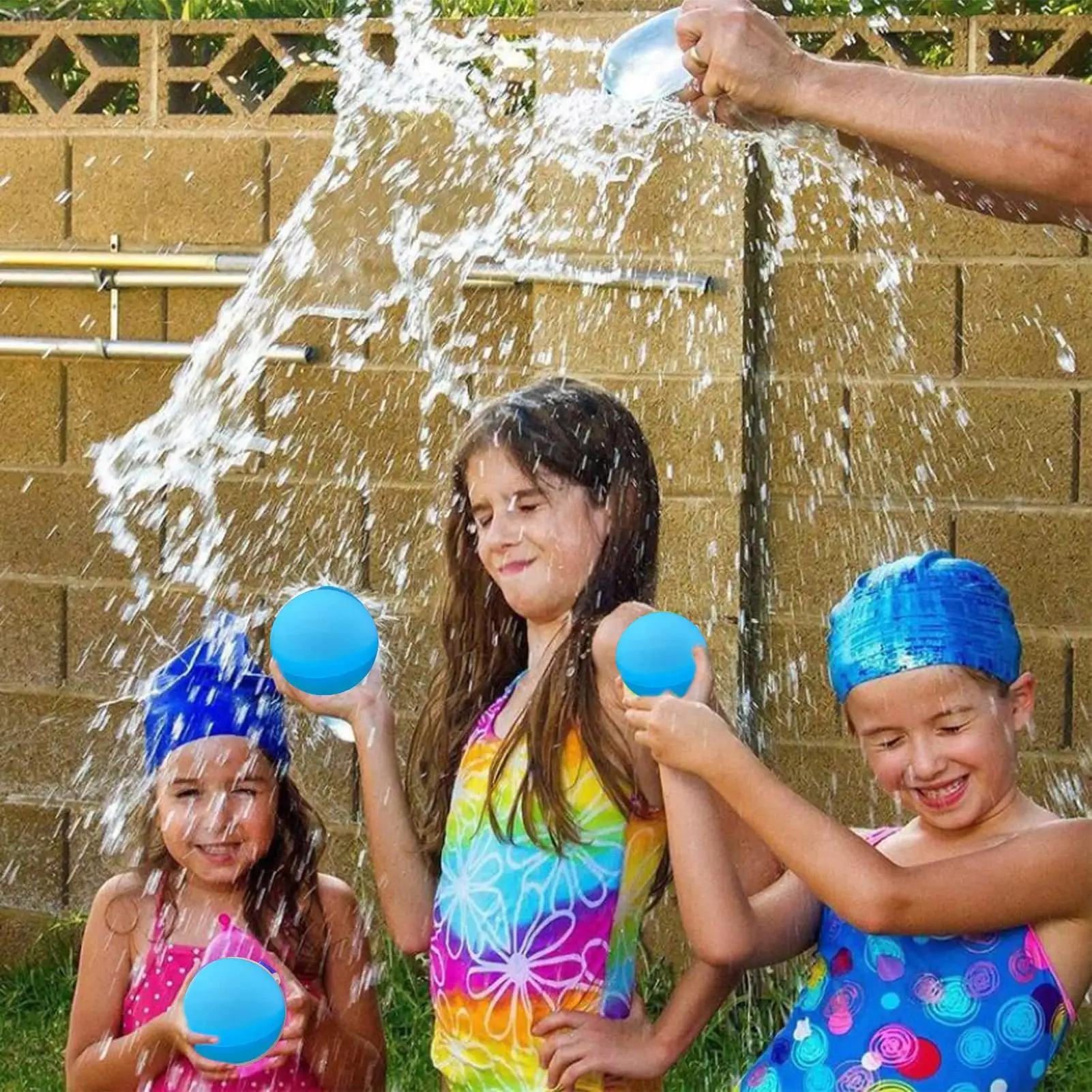 Refillable Water Balls | Self Sealing Quick Fill Water Balloons | Splash Water Balls Pool Fun Outdoo