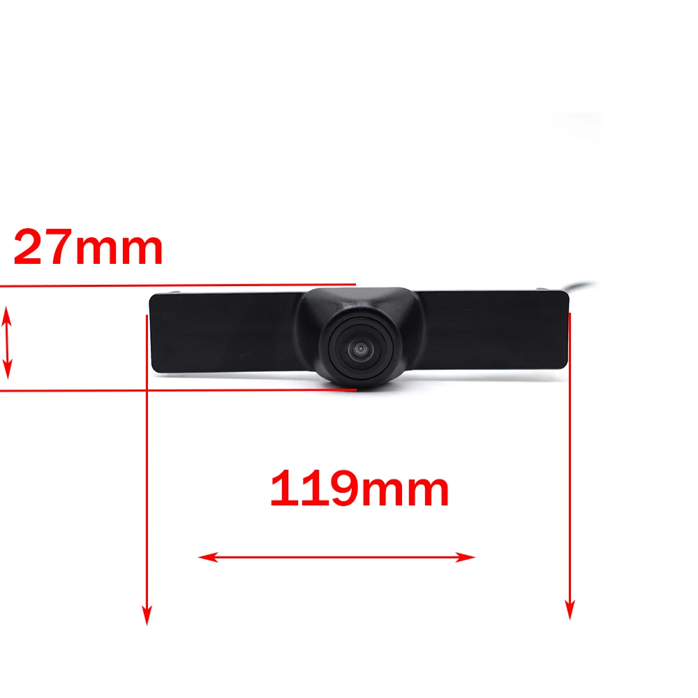 ZJCGO AHD 1080P логотип автомобильная парковочная камера переднего вида