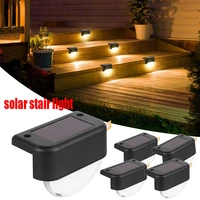 outdoor led solar deck lights railing patio garden path decoration wall lamp stair light waterproof lamp solar lights for home