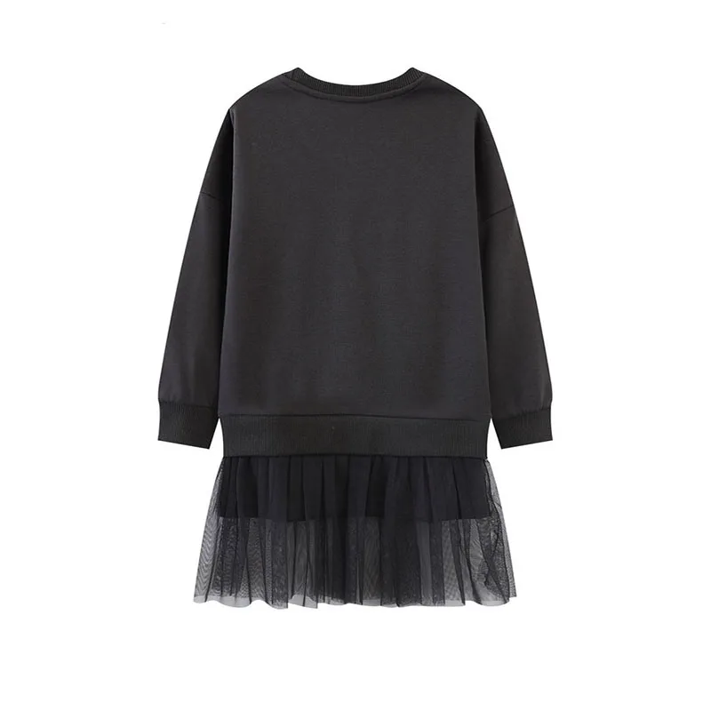 Платья для девочек с длинным рукавом луна кролик звезды