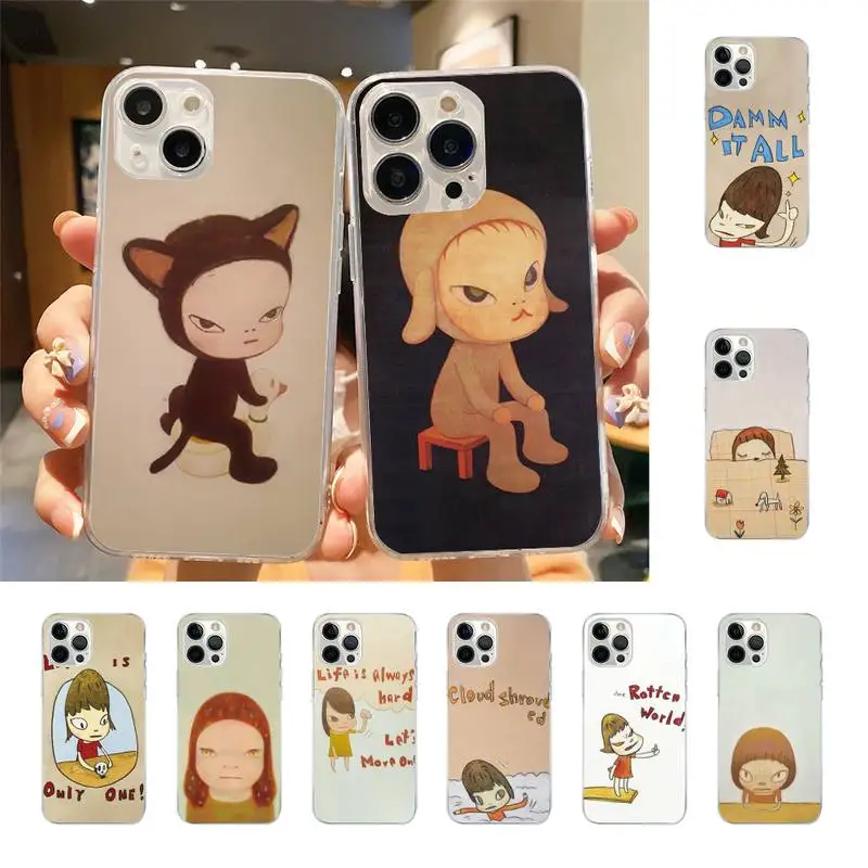 

Yoshitomo Nara Phone Case For Iphone 7 8 Plus X Xr Xs 11 12 13 Se2020 Mini Mobile Iphones 14 Promax Case