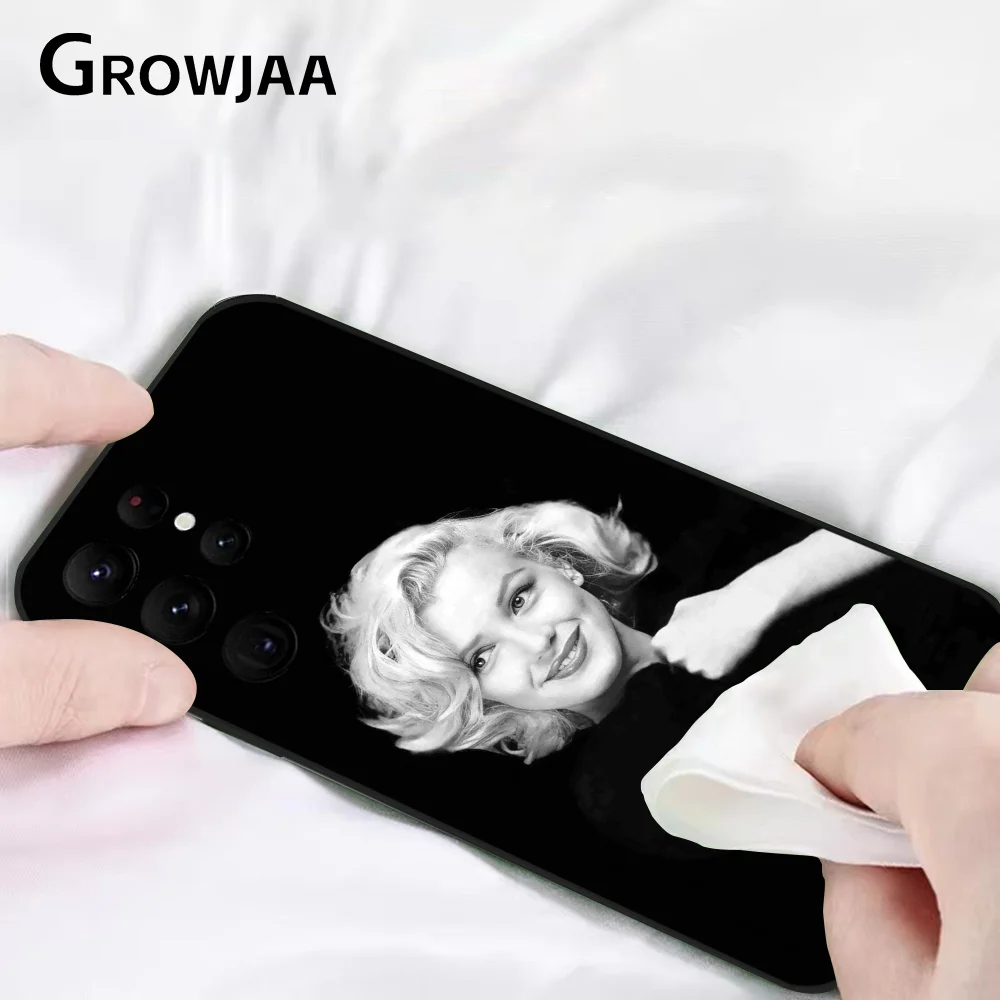 Чехол для телефона M-Marilyns M-Monroes Sexy Girl Samsung Galaxy S25 S24 S22 S23 Ultra S21 S20 Plus 5G Защитный